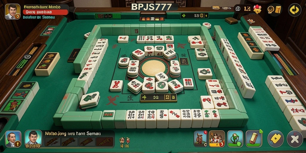 Tangkapan layar utama BPJS777 menampilkan gameplay Mahjong yang menantang dan menarik.