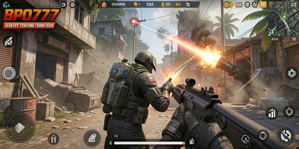 Gameplay TPS yang intens dan menegangkan dari BPO777.