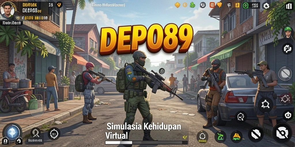 Tampilan gameplay DEPO89 yang menawan dan interaktif.