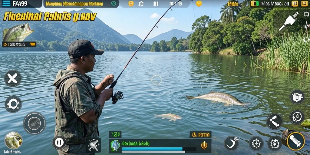 Tangkapan ikan yang menakjubkan dalam gameplay FA99.