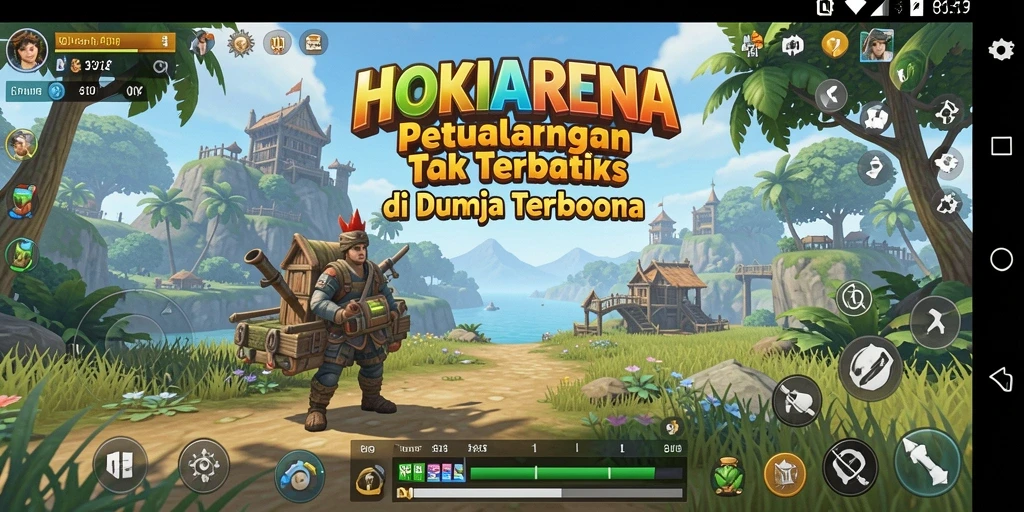 Tangkapan layar menampilkan pengalaman bermain di dunia terbuka HOKIARENA.