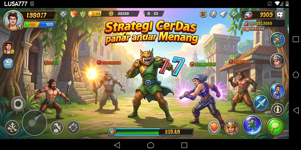 Tampilan menakjubkan dari gameplay strategis LUSA777.