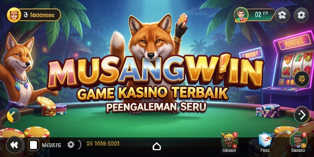 Tampilan utama gameplay <strong>MUSANGWIN</strong> yang menarik dengan berbagai pilihan permainan Kasino.