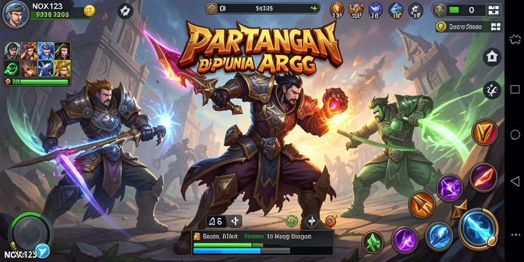 Gameplay menegangkan di dunia ARPG NOX123 yang memukau.