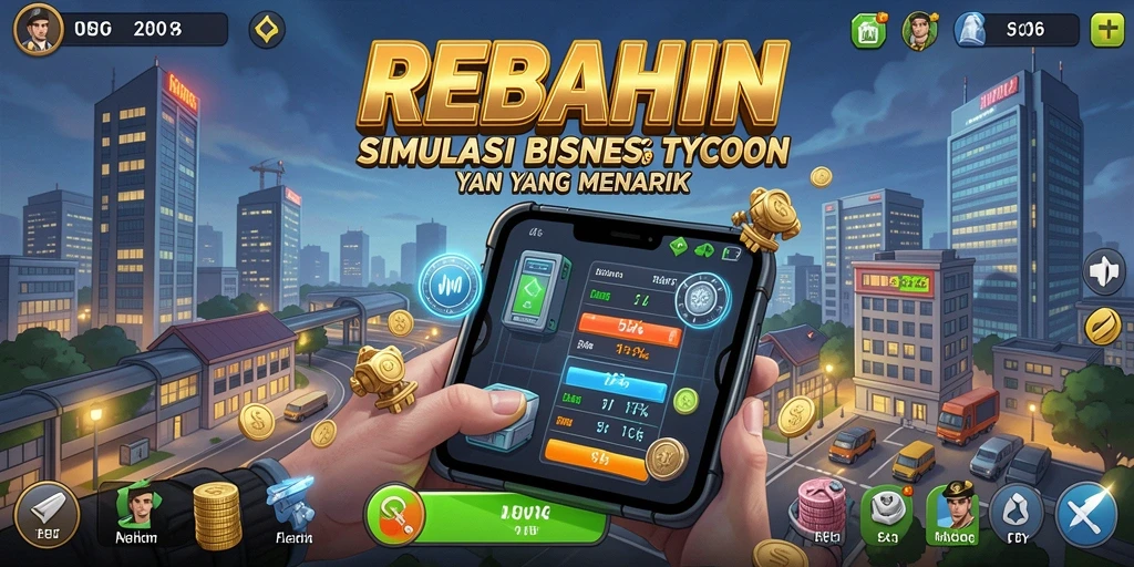 Tampilan gameplay dari REBAHIN yang menarik dan interaktif.
