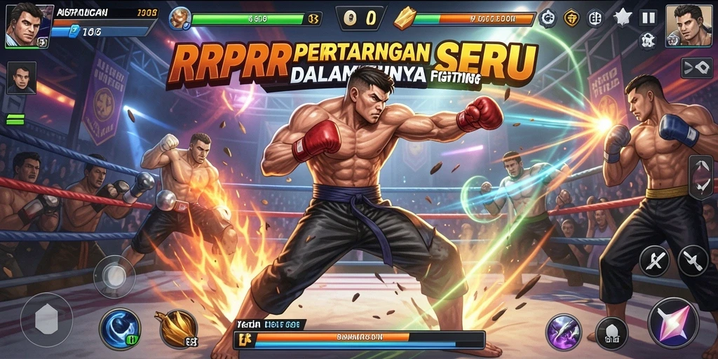 Tampilan seru karakter bertarung dalam RPRR.