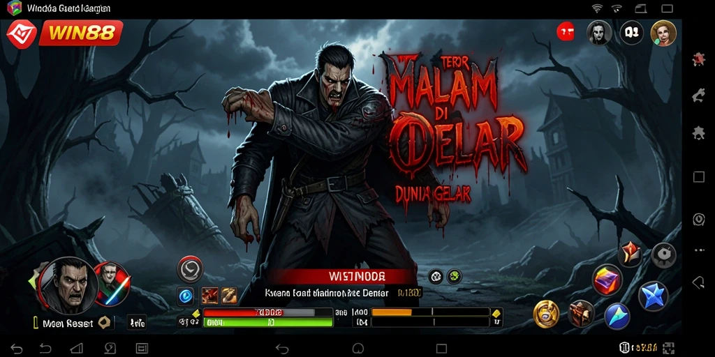 Gameplay menegangkan WIN88 dengan suasana horror yang mencekam.